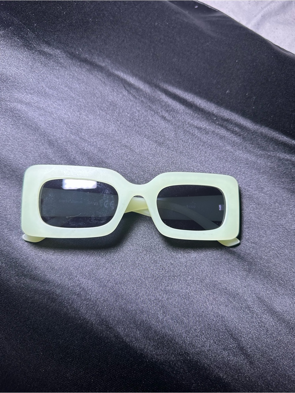 3 pairs Women’s Sunglasses (Pale Green, Blue, and White)